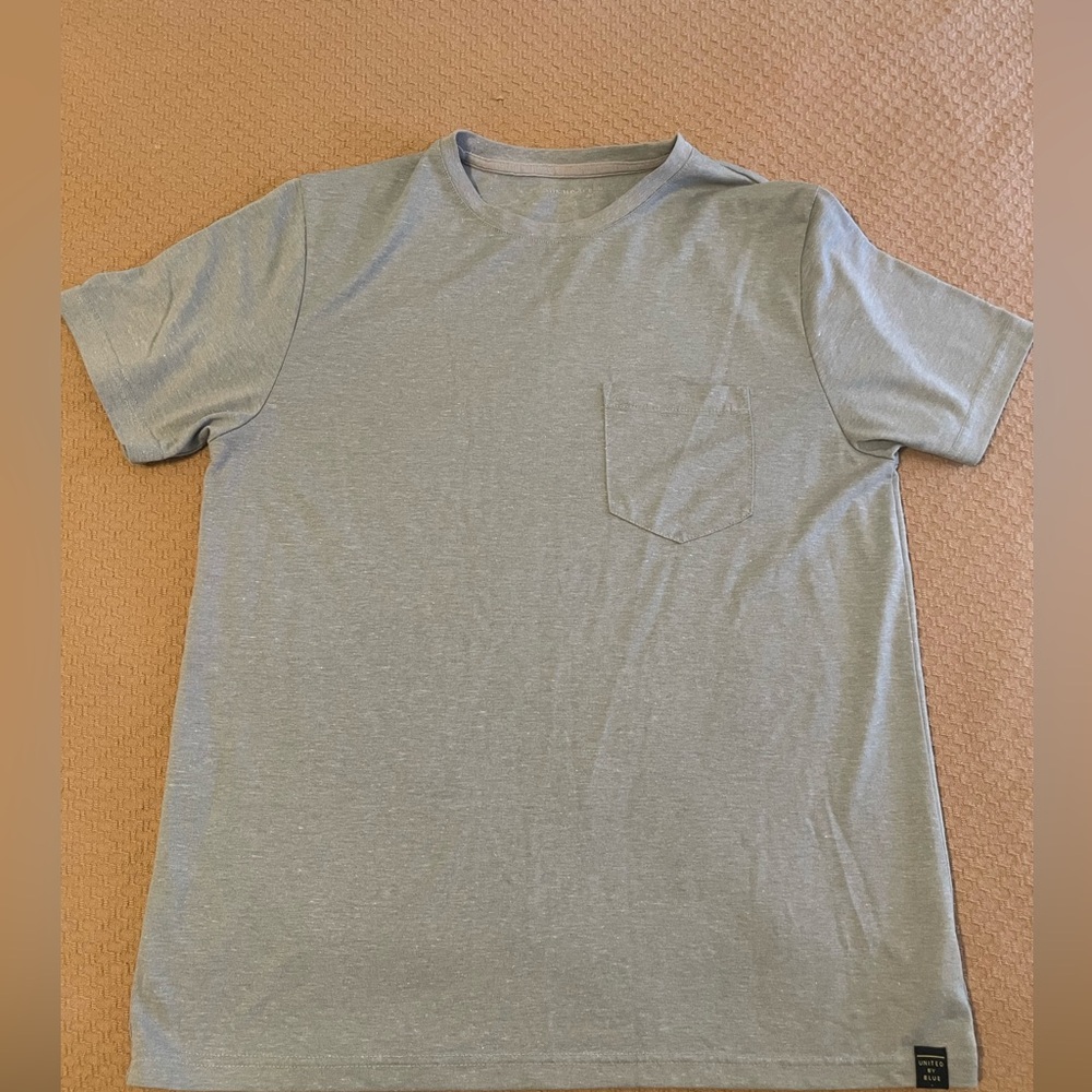 United By Blue Light Gray Men's Short Sleeve Tee
